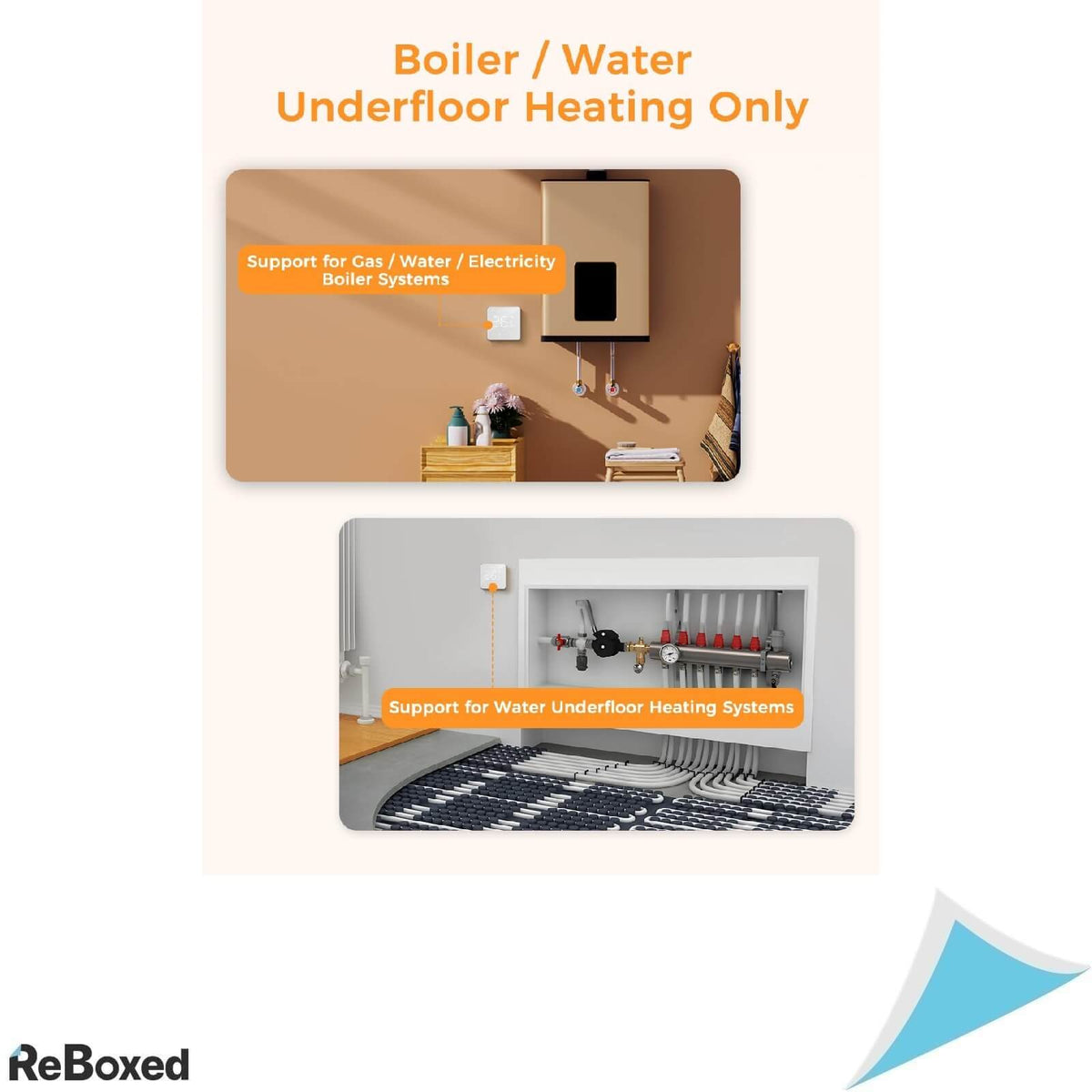 Refoss Termostat Programabil pentru Casa Alb Wi-Fi