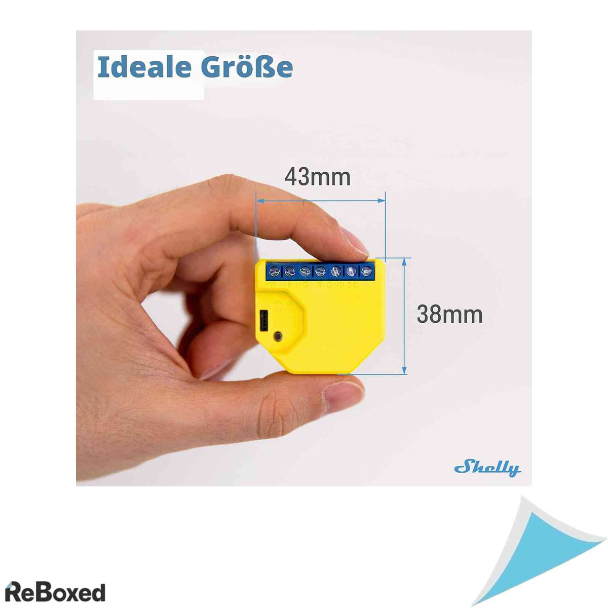 Releu Wi-Fi Shelly RGBW2 pentru benzi LED inteligente, 12V-24V DC
