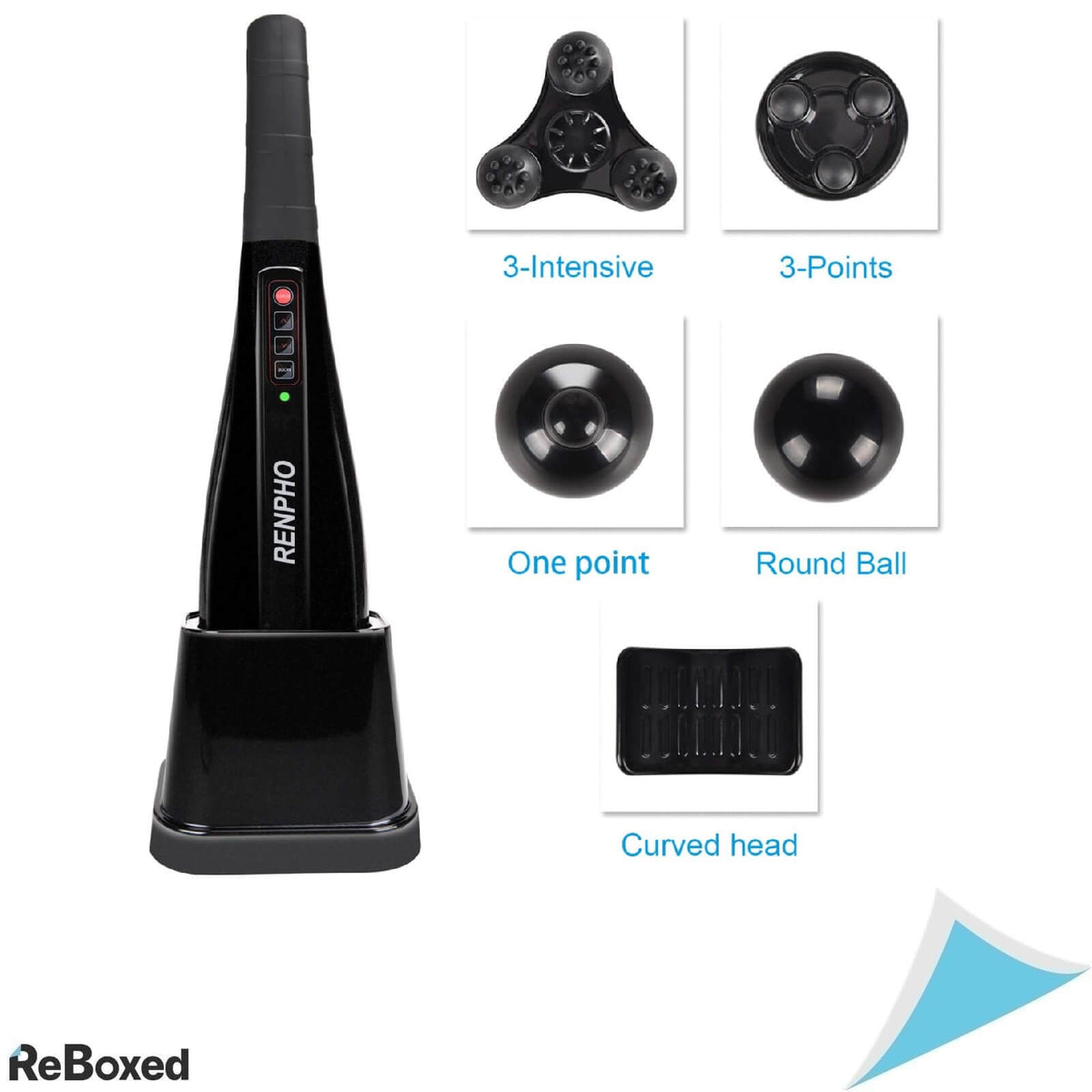 Renpho Aparat Masaj de Mana Portabil 4 Moduri 5 Viteze