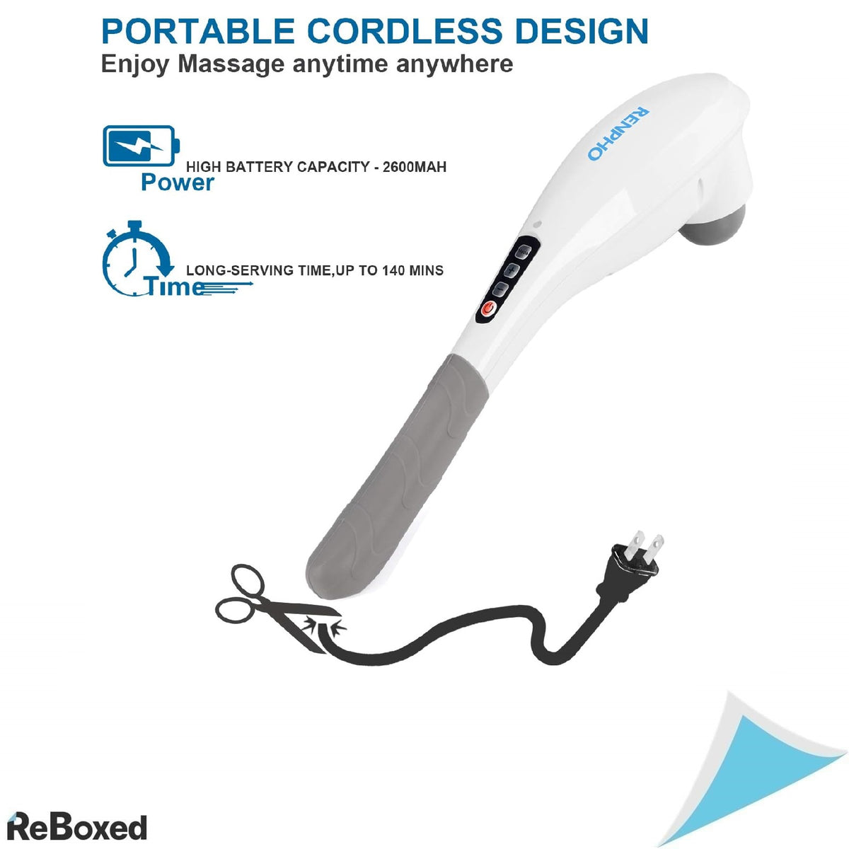 RENPHO Aparat de Masaj Portabil Wireless pentru Muschi