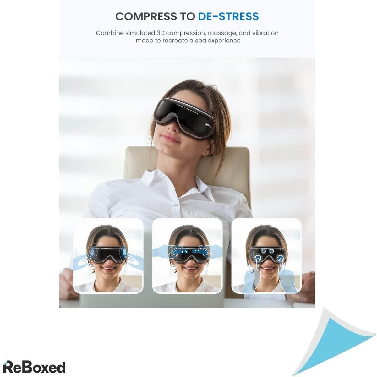 Renpho Eyeris 1 Aparat de Masaj Ocular Negru