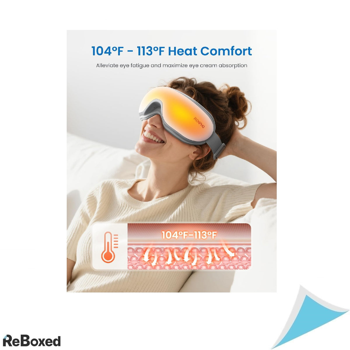 RENPHO Eyeris 1 – Masca Inteligenta pentru Masaj Ochii