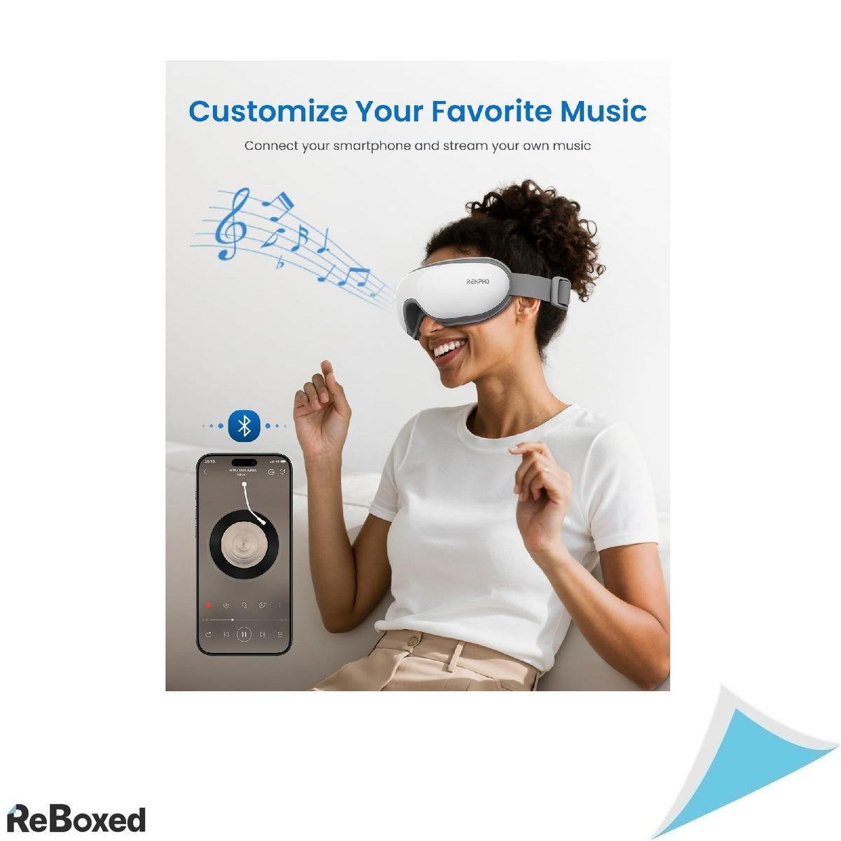 RENPHO Eyeris 1 – Masca Inteligenta pentru Masaj Ochii