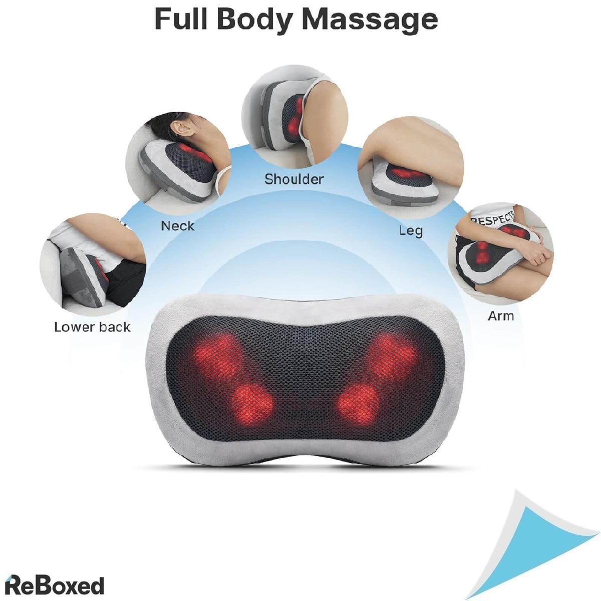 Renpho Set 2 Perne cu Masaj pentru Gat si Spate functie Caldura