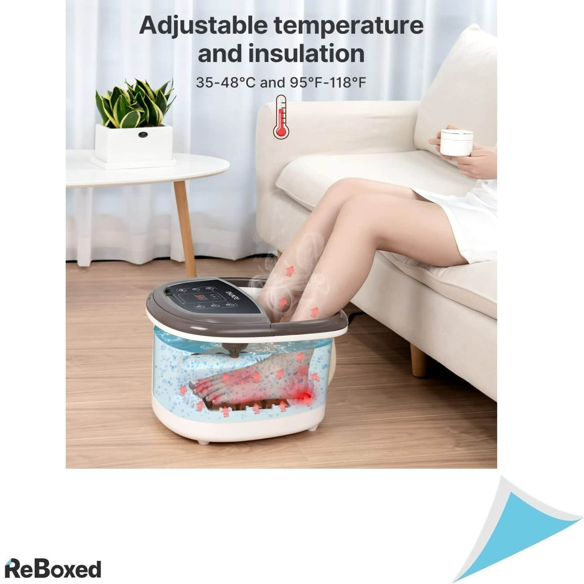 Renpho SPA Cada de Masaj Picioare Shiatsu Caldura PTC Timer