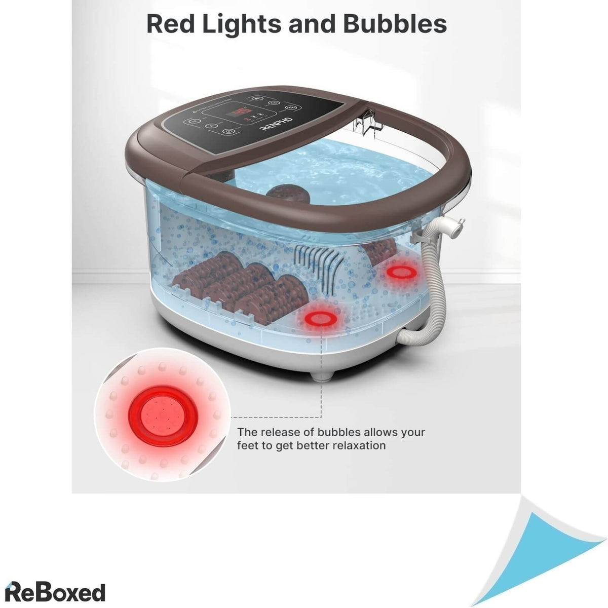Renpho SPA Cada de Masaj Picioare Shiatsu Caldura PTC Timer
