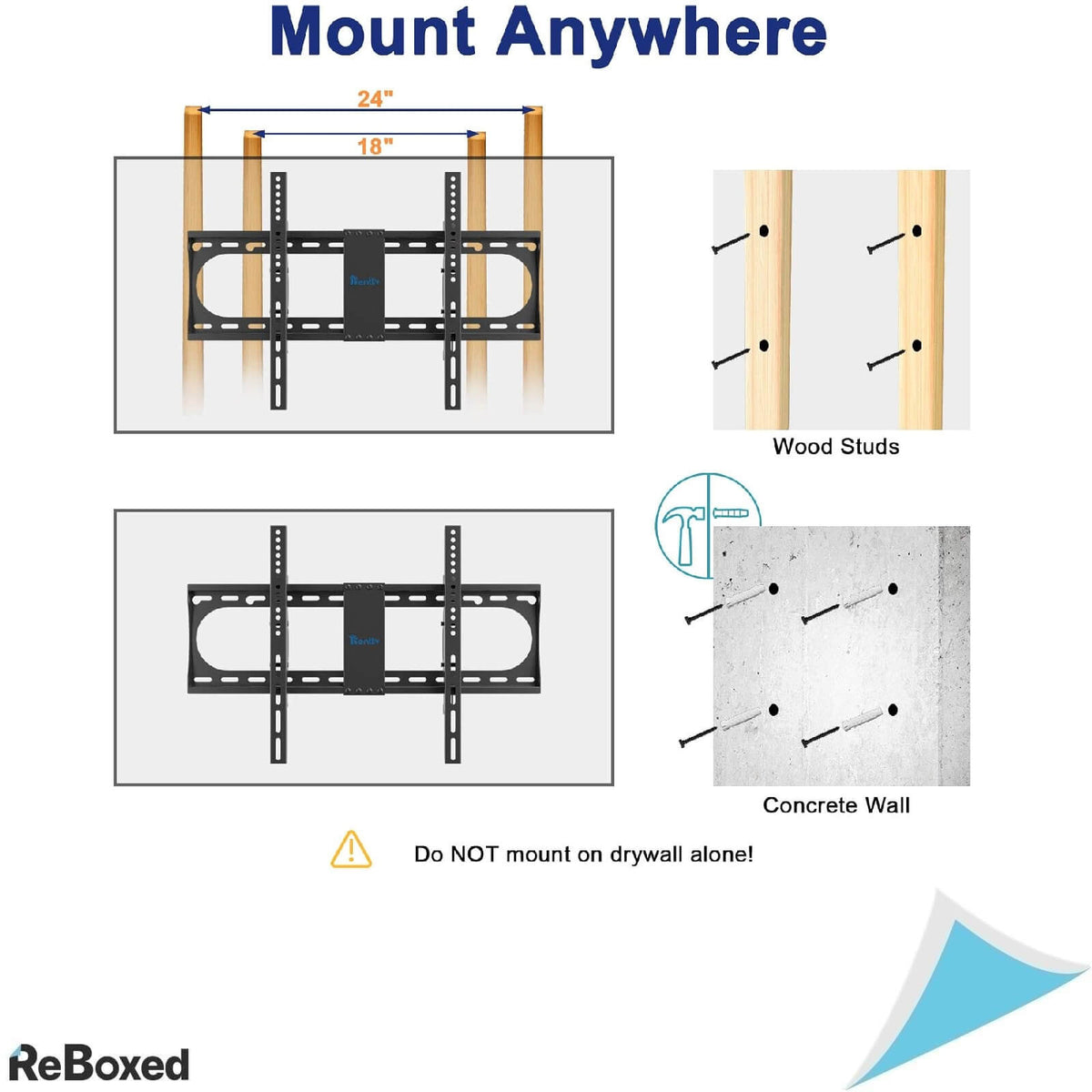 Rentliv Suport de Perete pentru Televizor 37-70&quot;