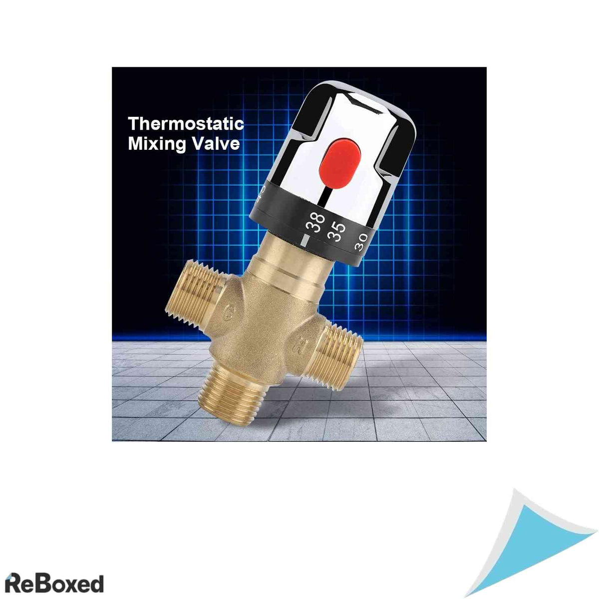 Robinet Termostatic de Amestec Linel 15 mm, Alama, Control Sensibil al Temperaturii, pentru Baie si Bucatarie