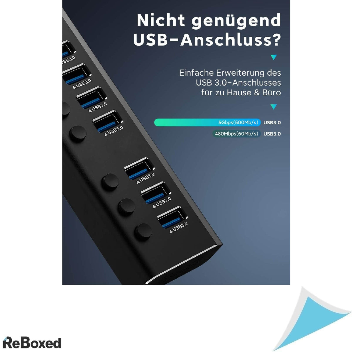 RSTECH Hub USB 3.0 cu 7 Porturi