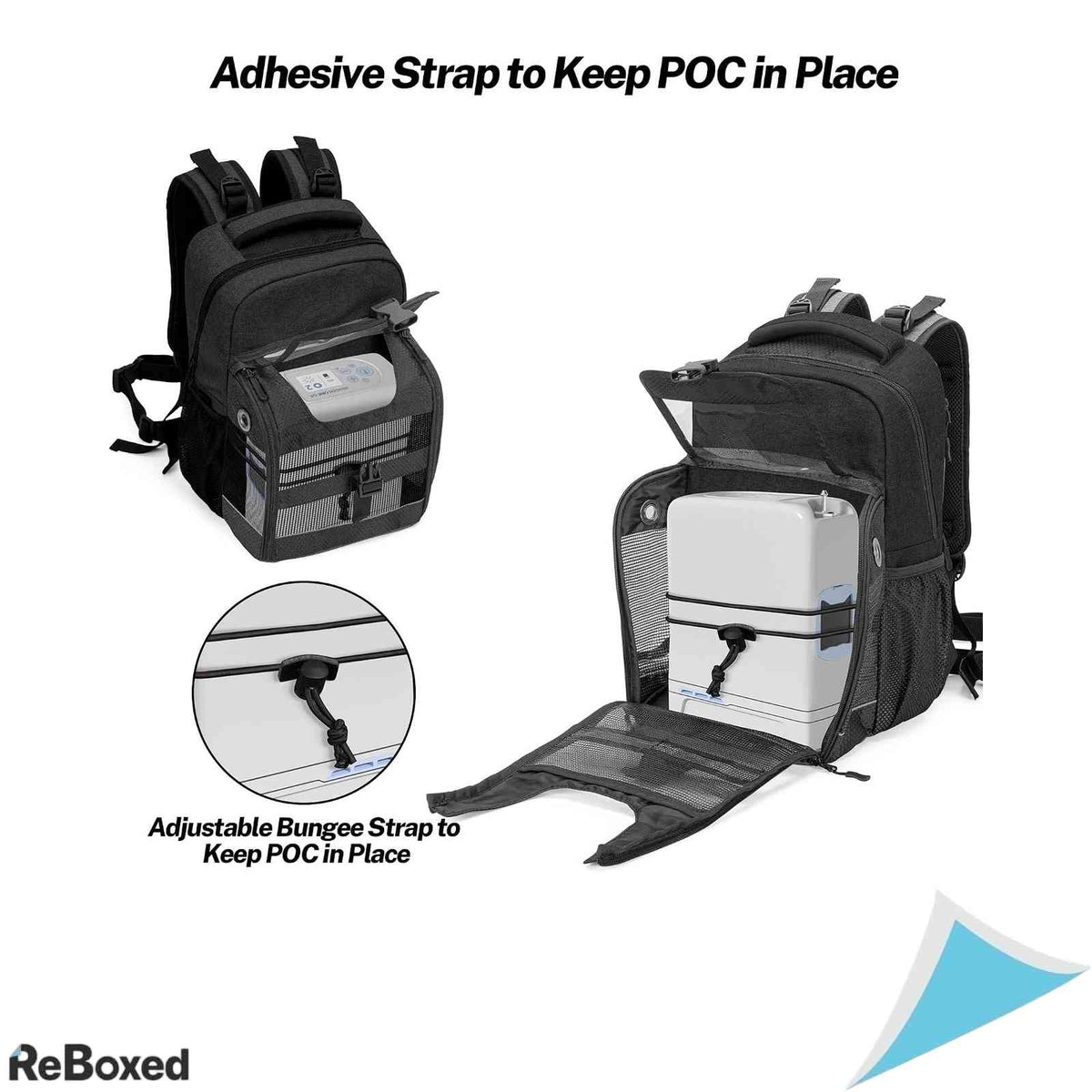 Rucsac pentru concentrator portabil de oxigen Trunab, compatibil Inogen One G3/G4/G5