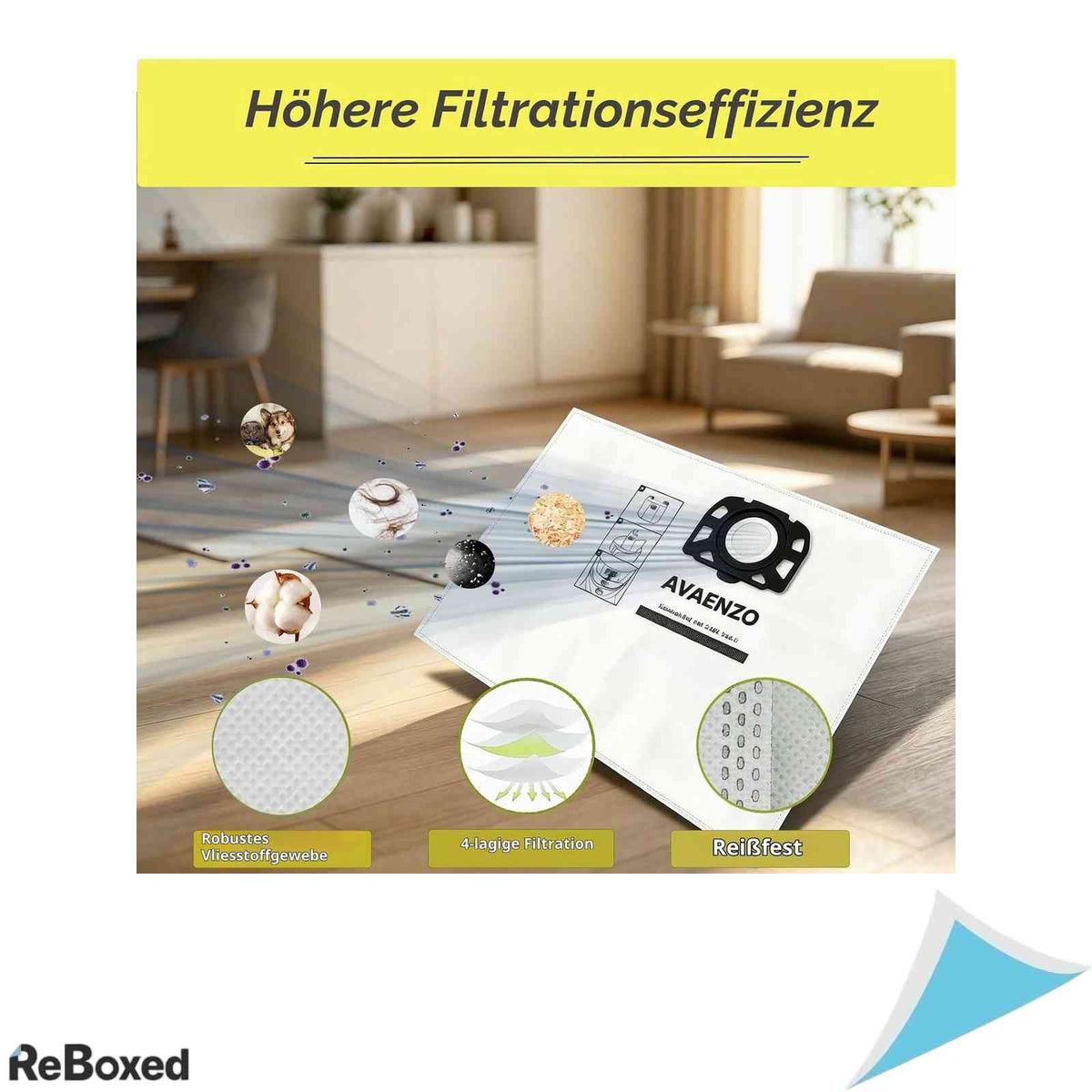 Set 8 Saci Aspirator si 1 Filtru Cartus KFI 3310 Compatibil Karcher WD2 Plus WD3 SE 4001 KWD1-3