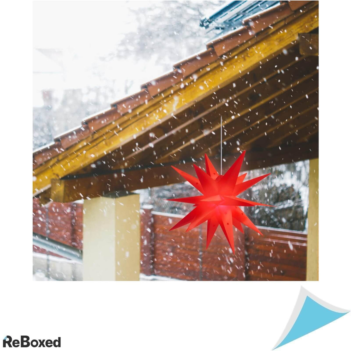 Salcar 60cm Decoratiune Stea Luminoasa 3D