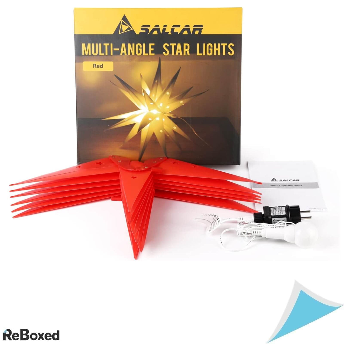 Salcar 60cm Decoratiune Stea Luminoasa 3D