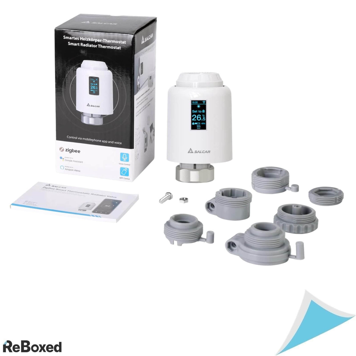 Salcar Capat Termostatic Inteligent pentru Calorifer OLED