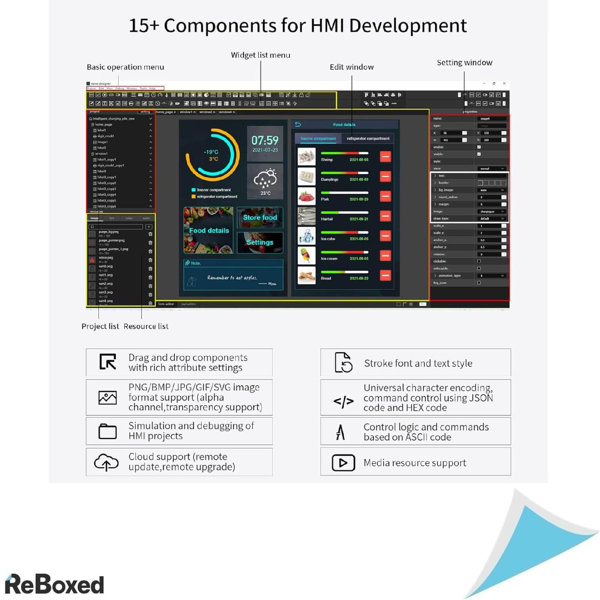 SCBRHMI Ecran LCD HMI TFT 3.5&quot; pentru Arduino Raspberry Pi ESP32