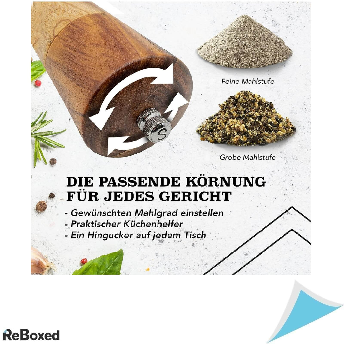 Schwarzwald Spirit Set de Rasnite din Lemn pentru Condimente