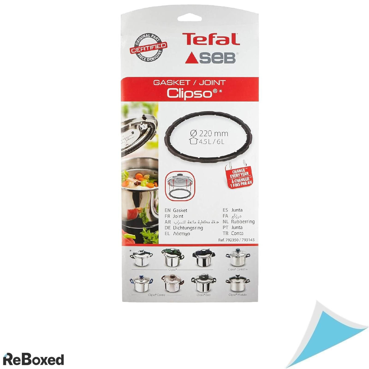 SEB Garnitura pentru Oala sub Presiune 4.5L/6L Ø 220 mm