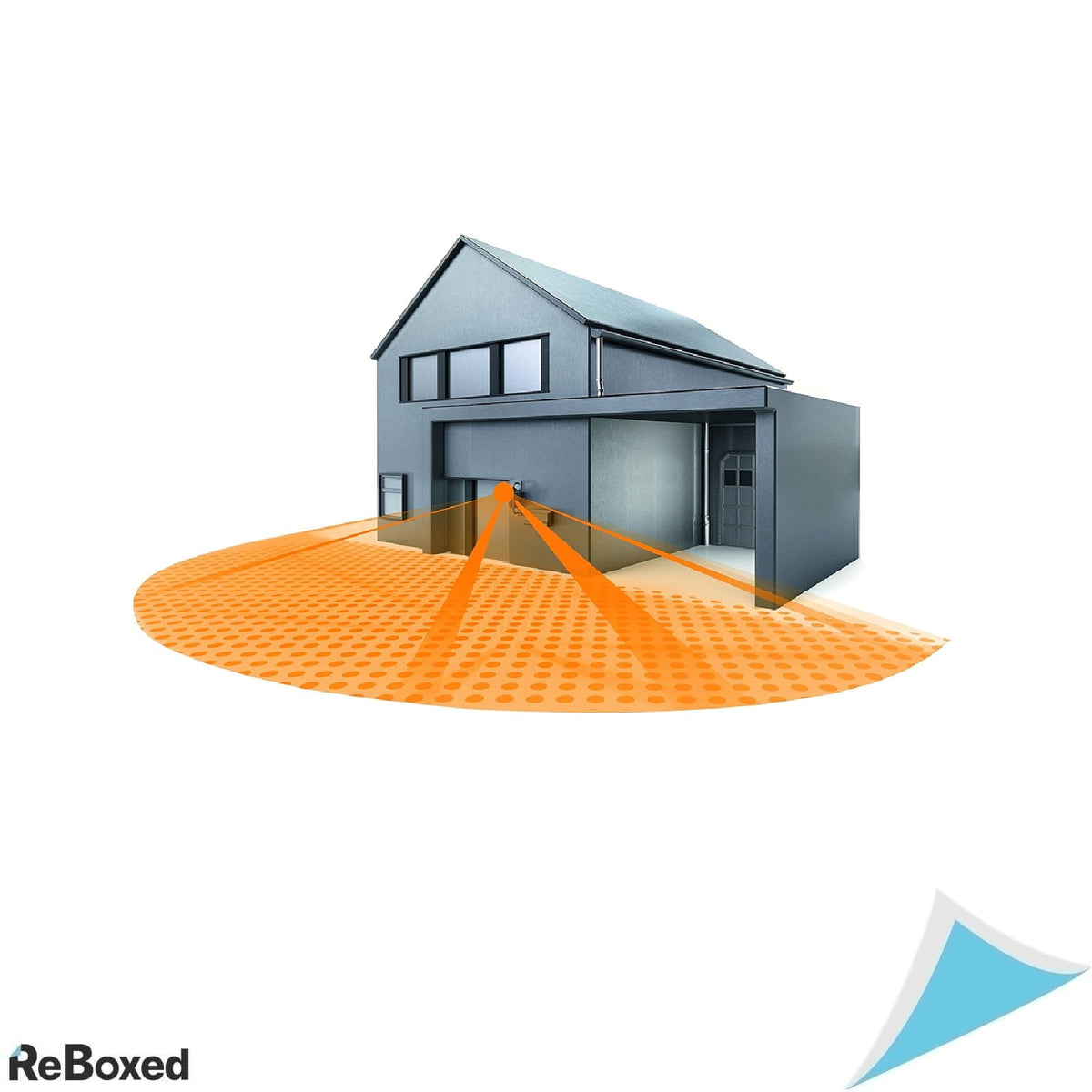 Senzor de Miscare STEINEL IS 180-2, Infrarosu PIR, 180°, Raza 12 m, IP54, pentru Interior si Exterior, Negru