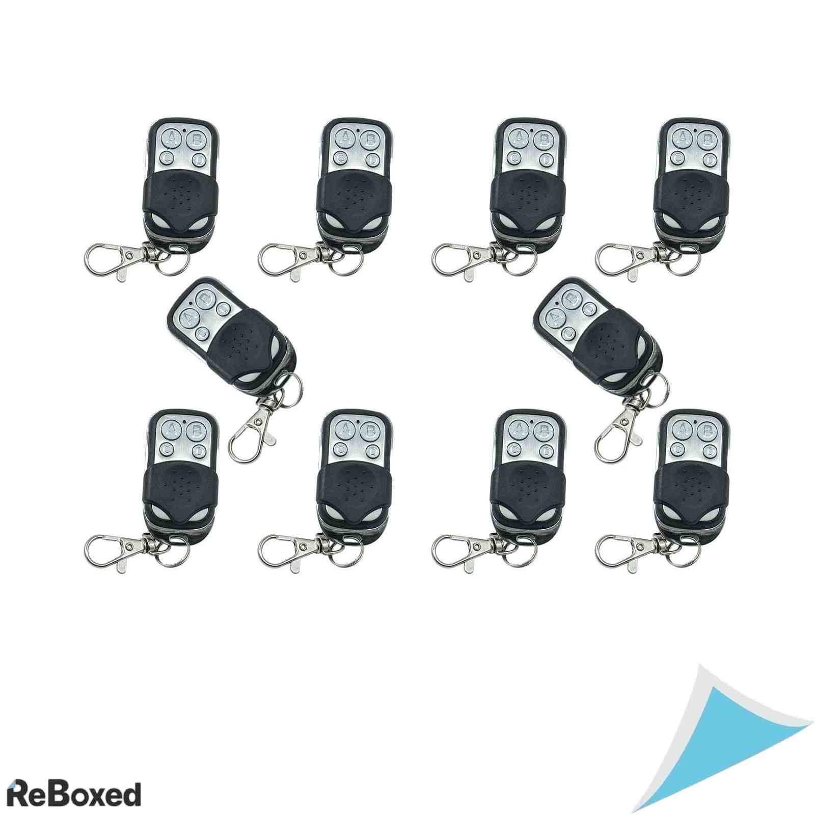 Set 10 telecomenzi universale pentru porti automate, 433.92 MHz, cu functie de clonare