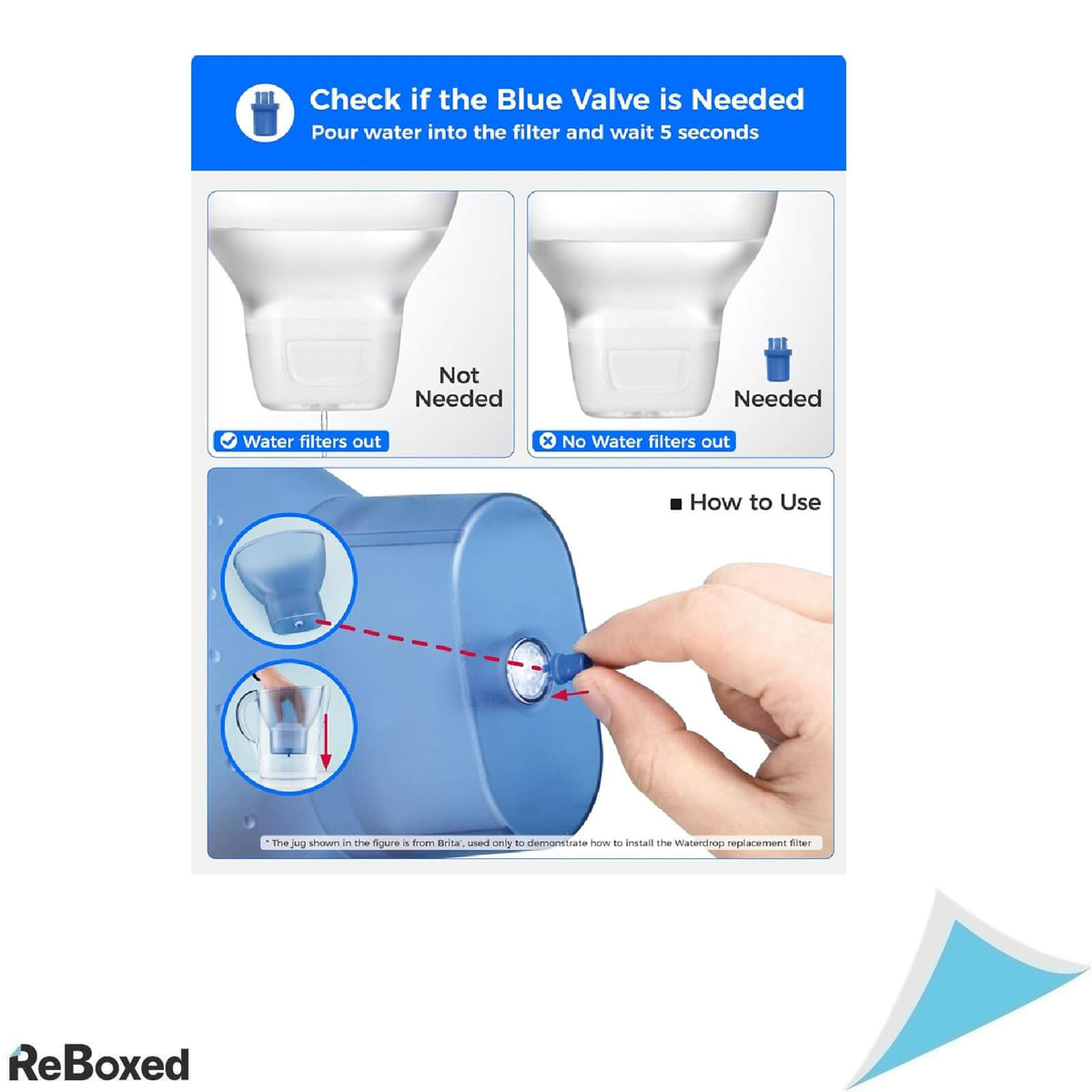 Set 12 Cartuse Filtru Apa Waterdrop Compatibile Brita Maxtra+ si Maxtra Pro All-in-1