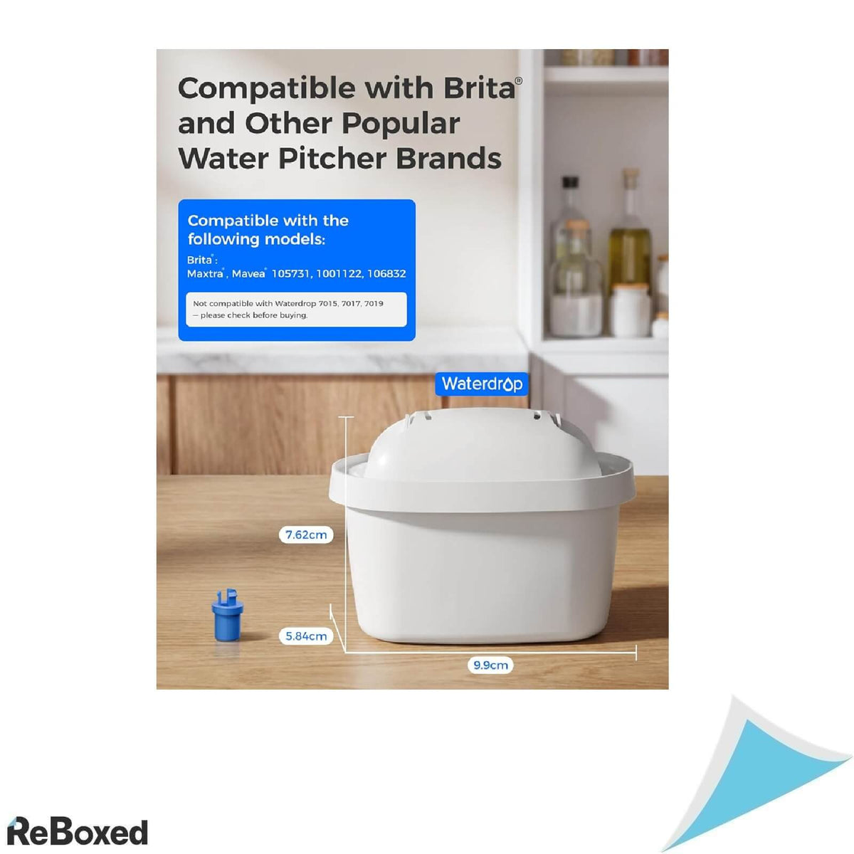 Set 12 Cartuse Filtru Apa Waterdrop Compatibile Brita Maxtra+ si Maxtra Pro All-in-1