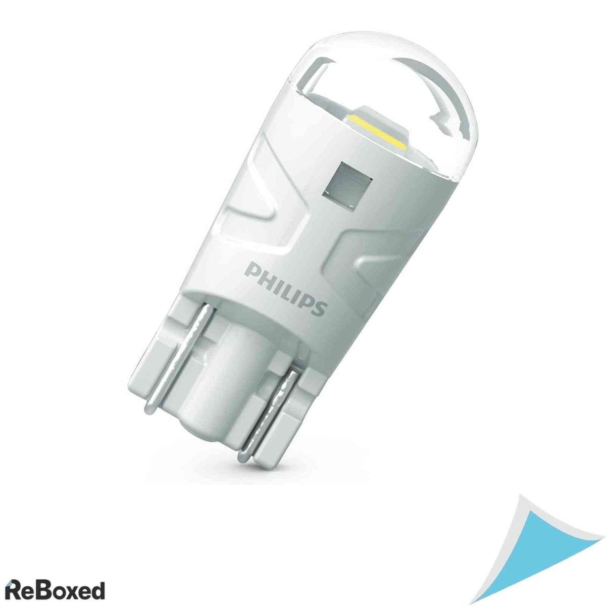 Set 2 becuri LED auto Philips Ultinon Pro3100 T10 W5W 6500K alb rece 12V