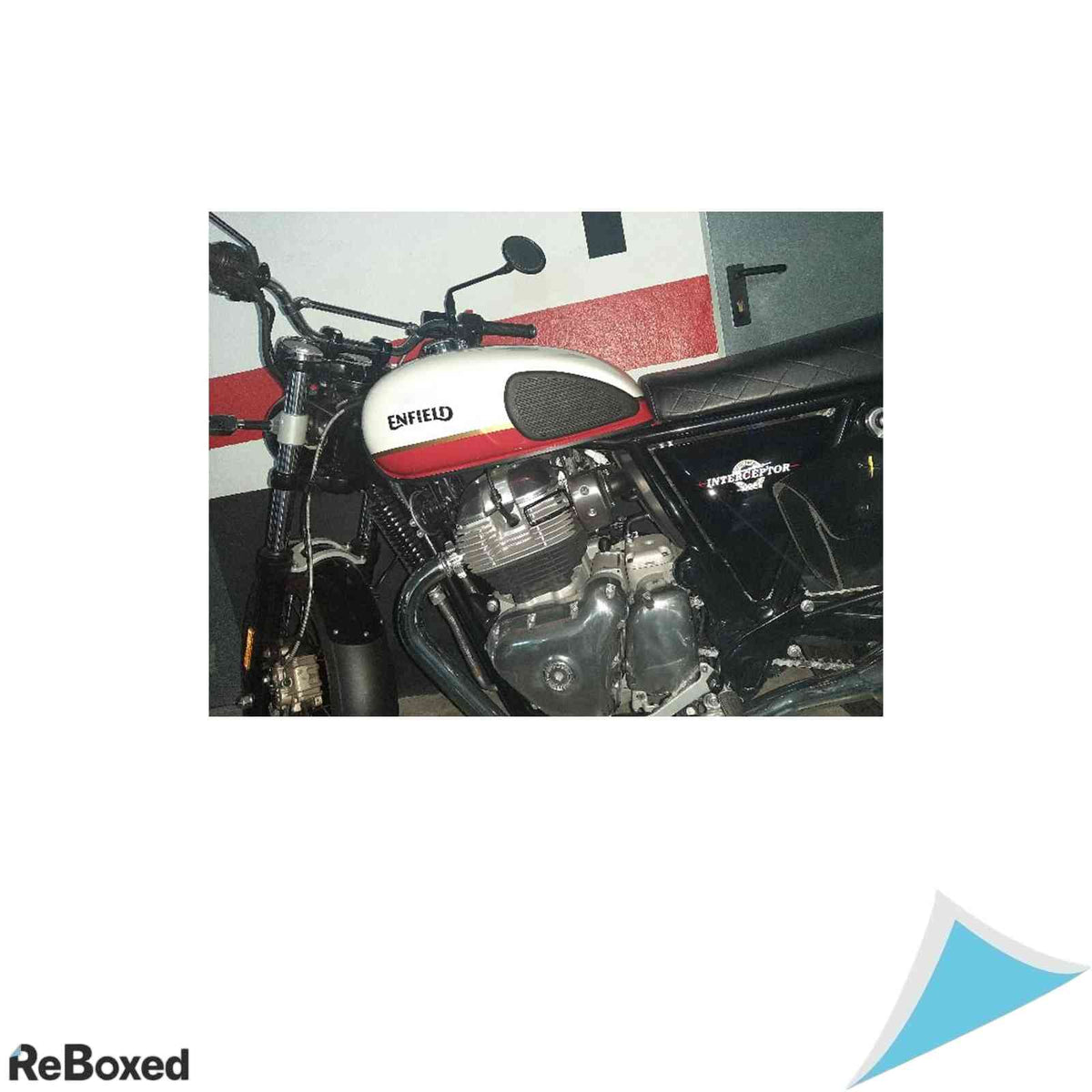 Set 2 protectii laterale rezervor moto evomosa, cauciuc autocolant, stil retro, Negru