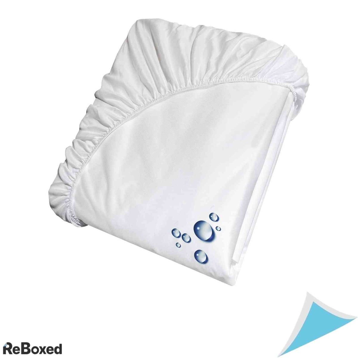 Set 2 Protectii Saltea Impermeabile Umi 90x200 cm Bumbac Jersey Elastic Imprejur Certificat Oeko-Tex