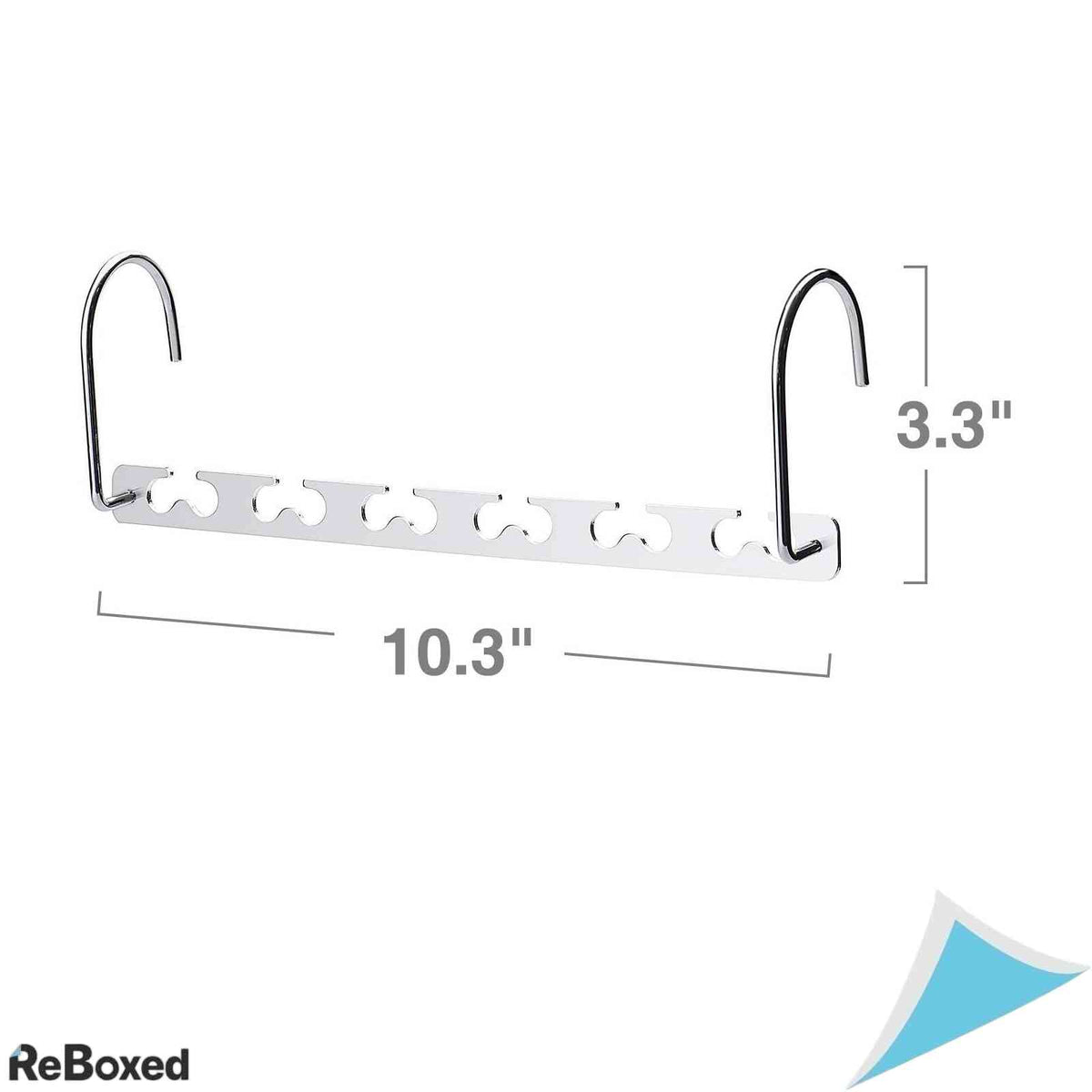 Set 20 Umerase Magice Metalice HOUSE DAY Economisire Spatiu Cuier Dulap Argintiu