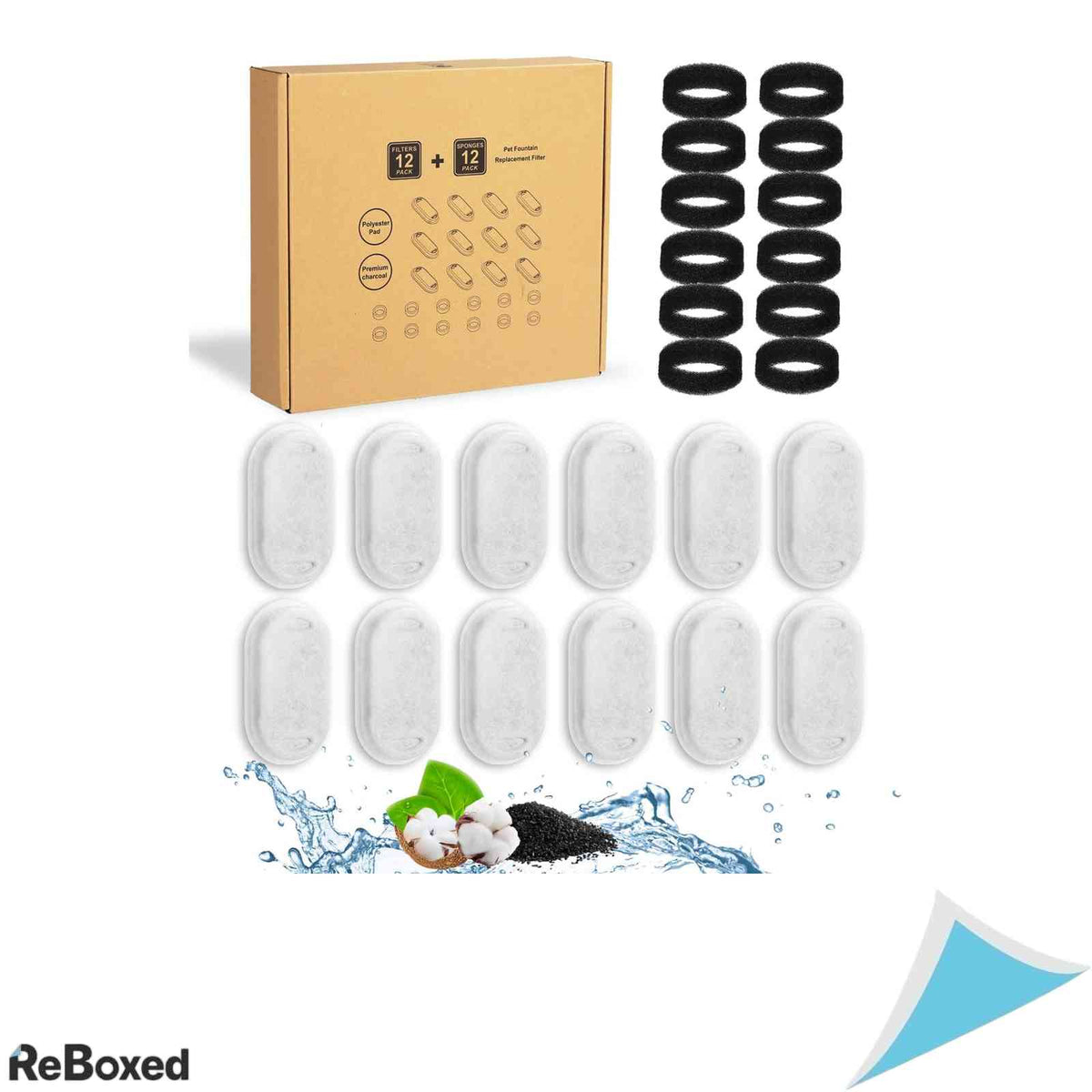 Set 24 filtre pentru fantana pisici Zawaer