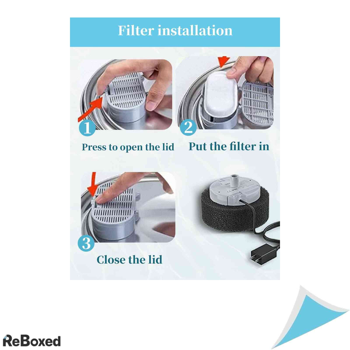 Set 24 filtre pentru fantana pisici Zawaer