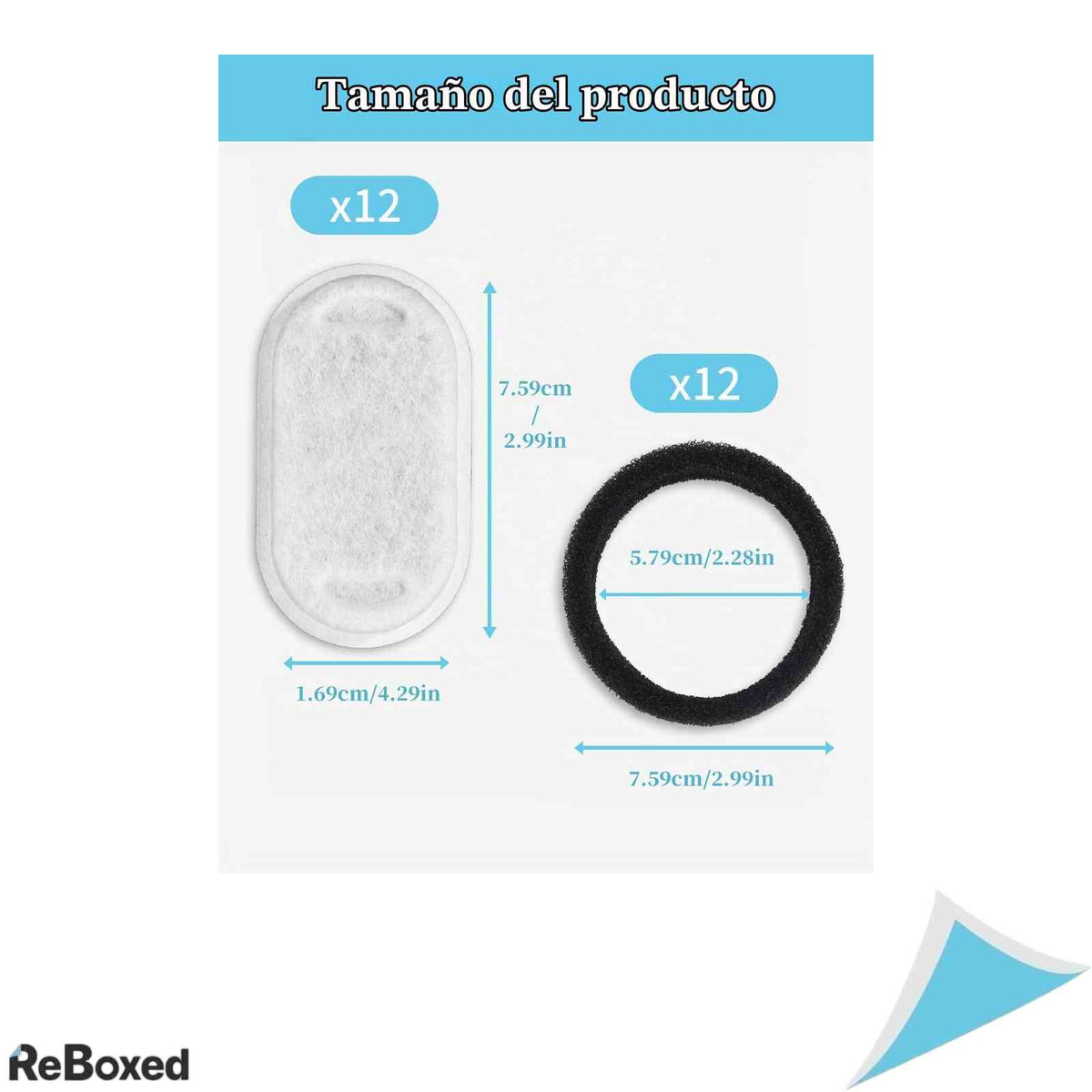 Set 24 filtre pentru fantana pisici Zawaer