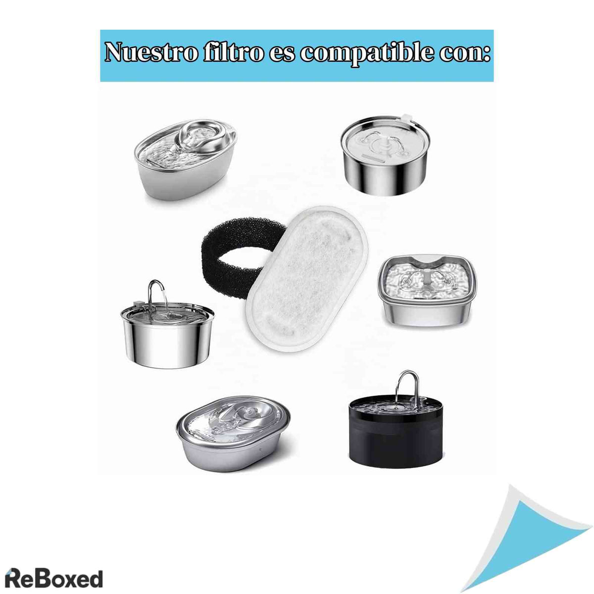 Set 24 filtre pentru fantana pisici Zawaer