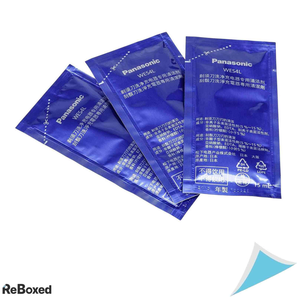 Set 3 Plicuri Solutie Curatare Aparat de Ras Panasonic WES4L03-803