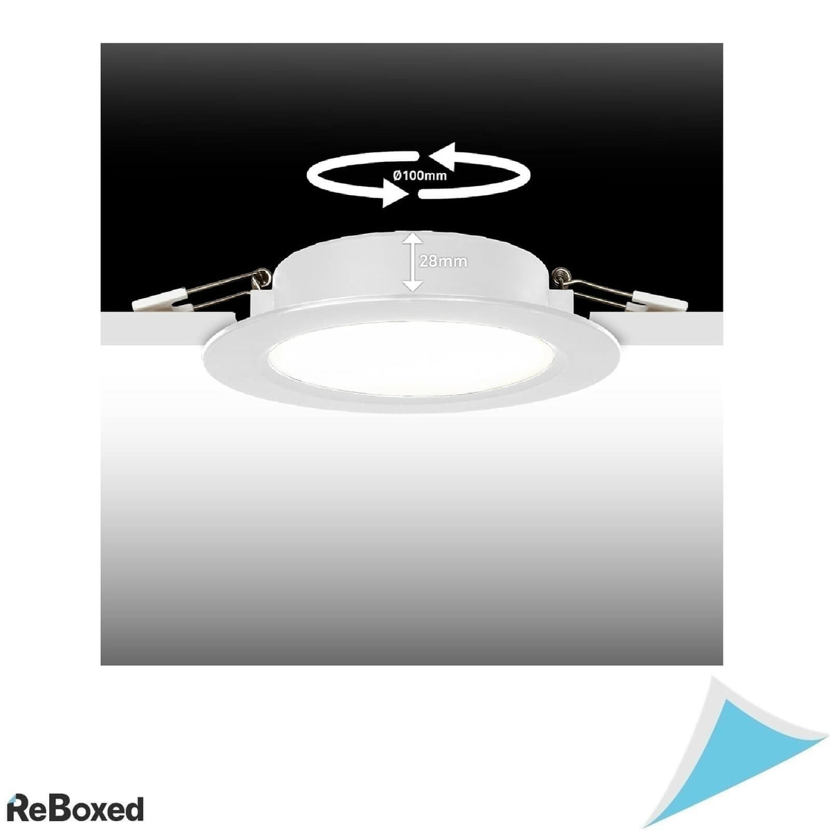 Set 3 Spoturi LED Incastrabile BRILONER 230V, 6W, 660 lm