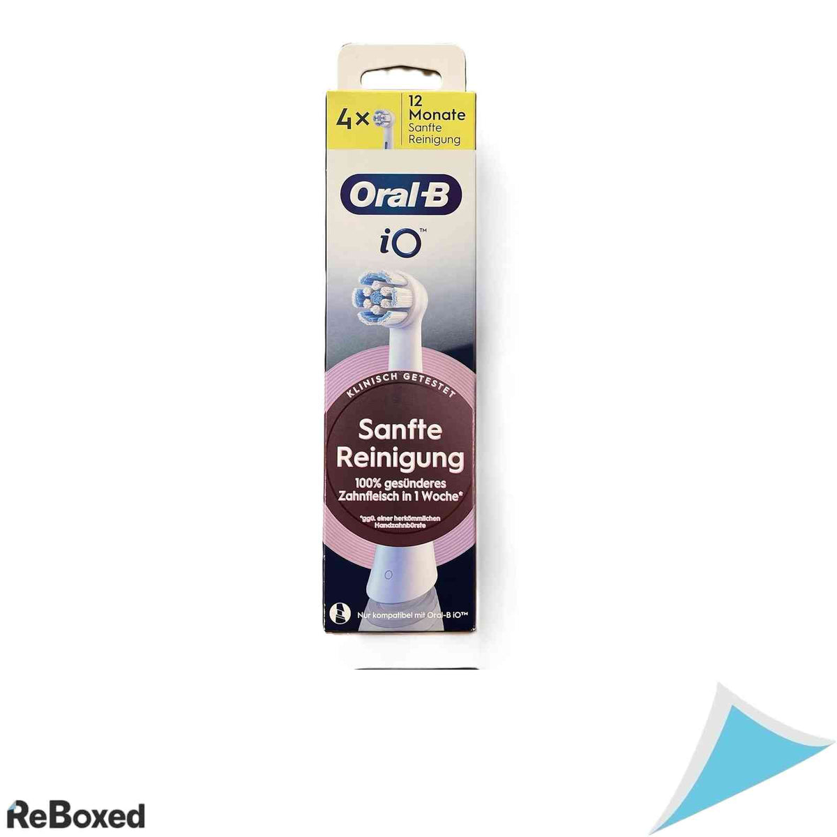Set 4 Capete de Periuta de Dinti Electrica Oral-B iO Gentle Care, Alb