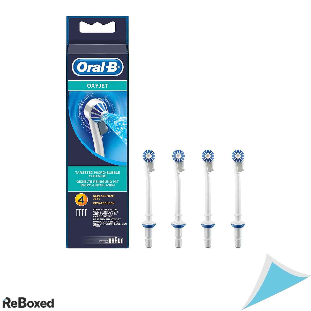 Set 4 Capete de Rezerva pentru Dus Bucal Oral-B OxyJet