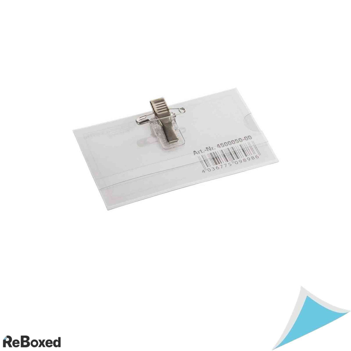 Set 50 ecusoane transparente Office Point 90x56 mm cu ac si clips
