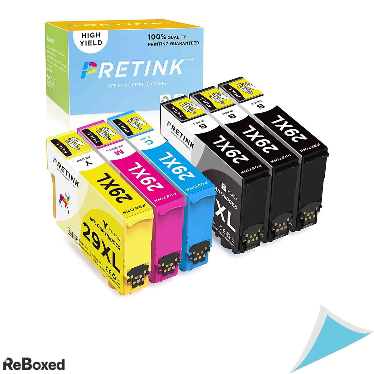 Set 6 Cartuse Cerneala Compatibile Epson 29XL Capacitate Mare pentru Expression Home XP-352 XP-332 XP-345 XP-445 XP-455