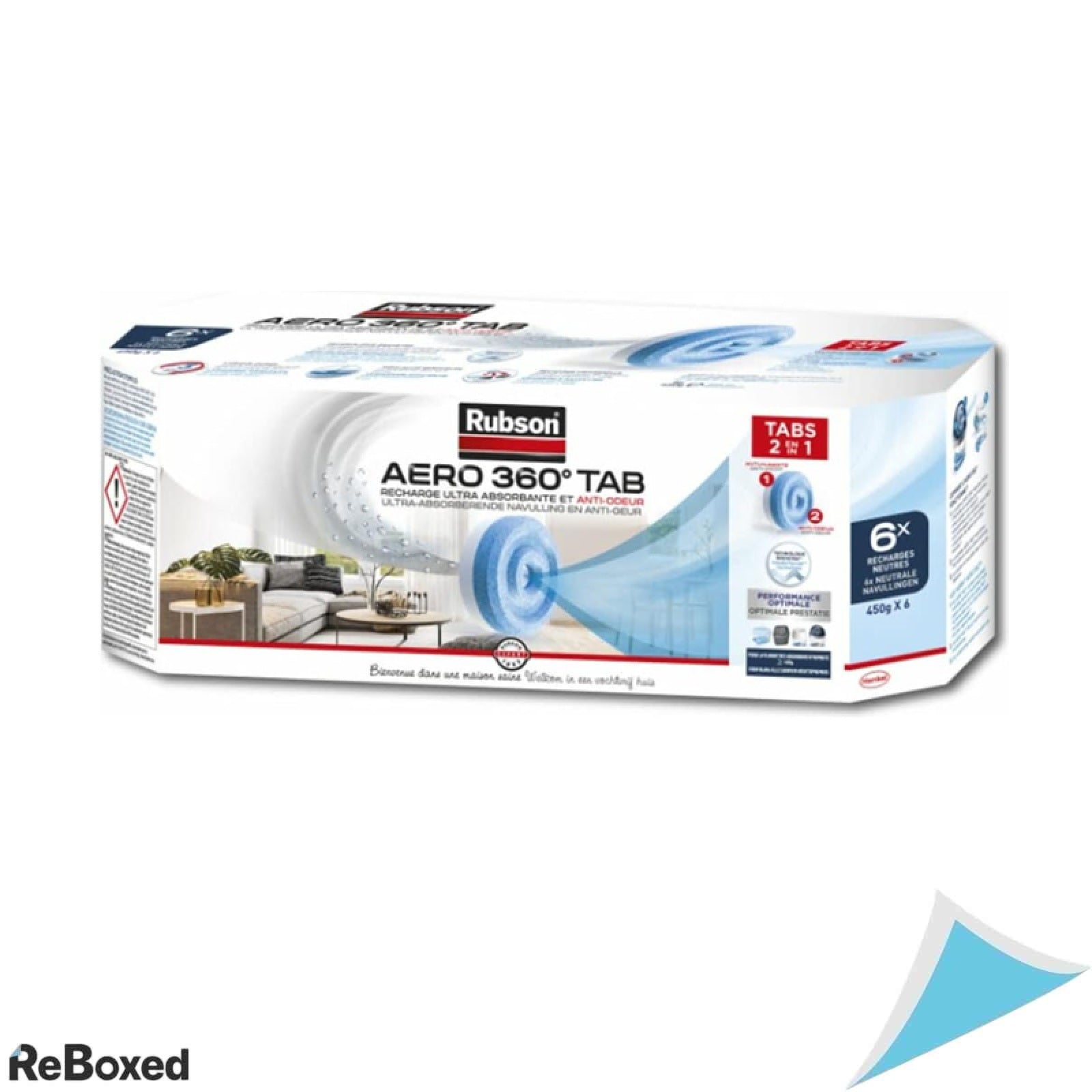 Set 6 Rezerve Dezumidificator Rubson Aero 360 Neutral