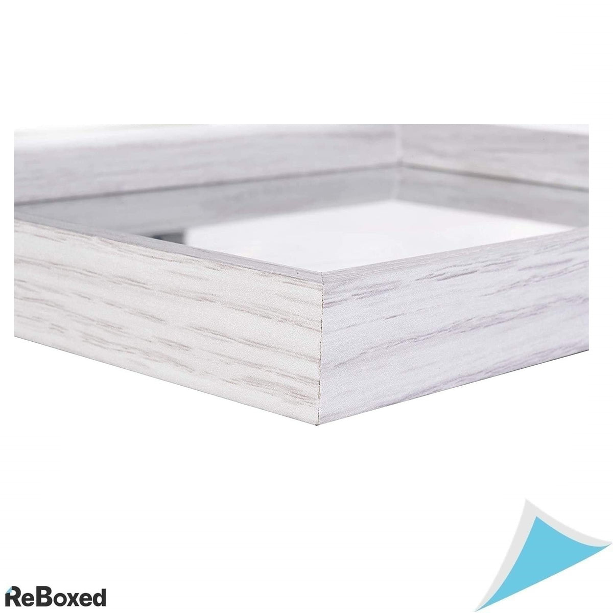 Set 6 Rame Foto Metrekey 18x13 cm – Alb, Sticla Reală, Lemn MDF, Pentru Perete sau Birou