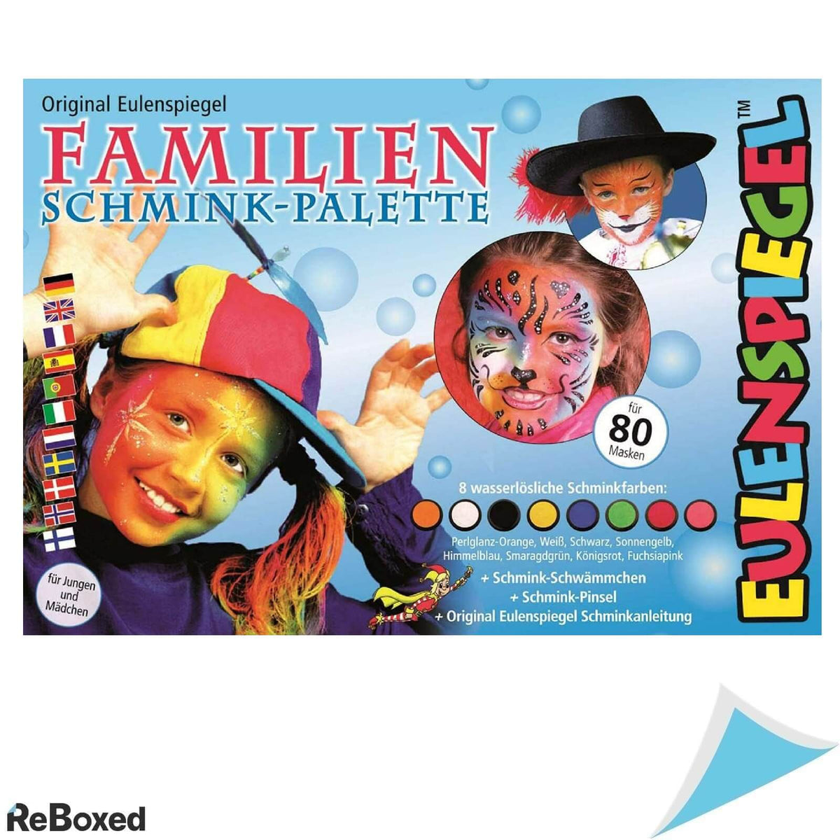 Eulenspiegel Set Machiaj Fata unisex 8 culori 3.5ml 50 masti