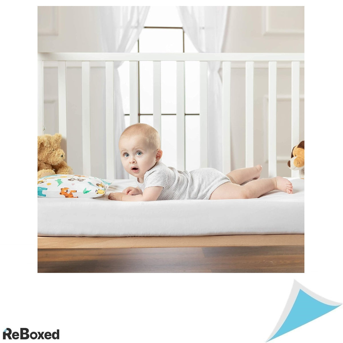 Set Cearsafuri cu Elastic și Protector Impermeabil pentru Patut 140x70 cm – Niimo