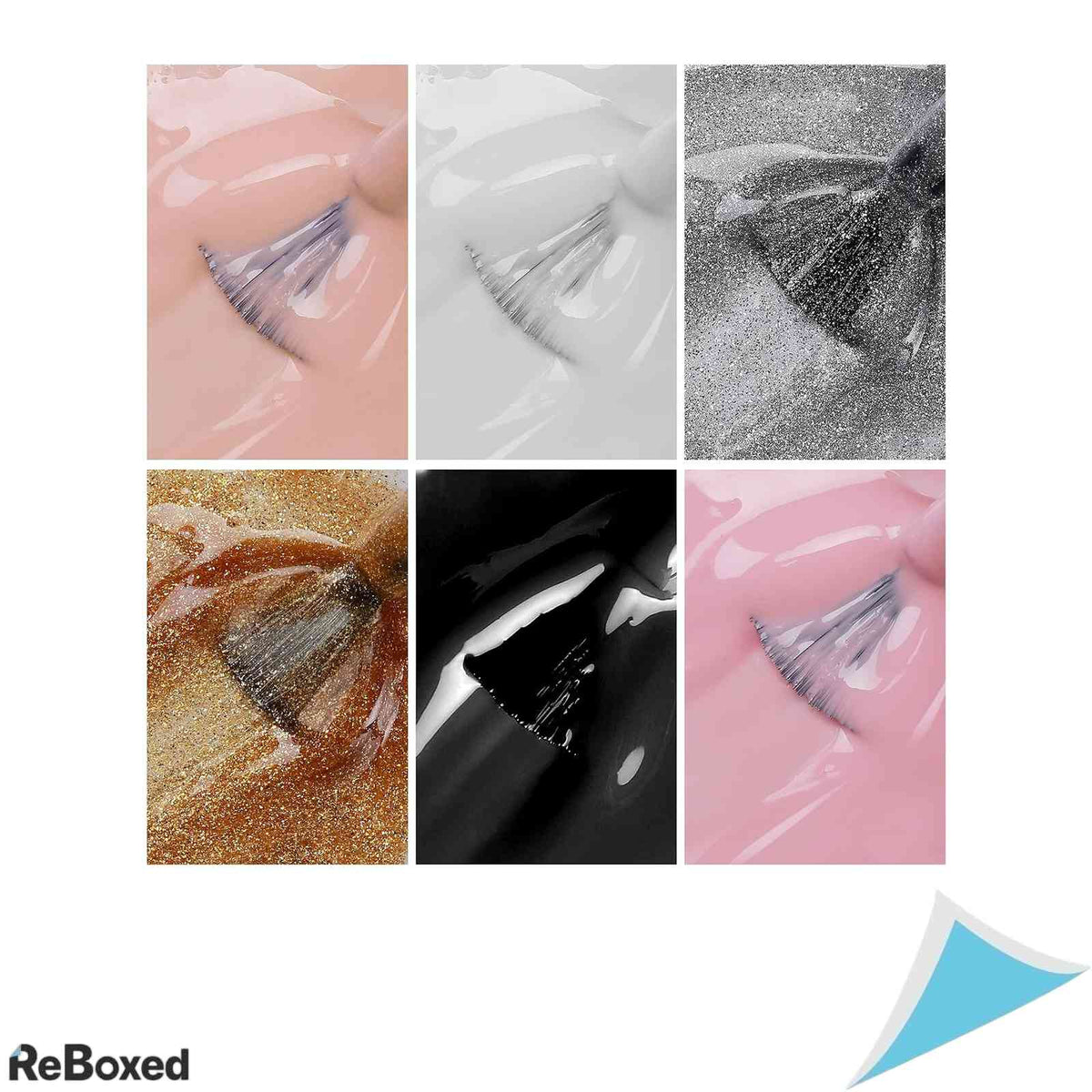 Set Oja Semipermanenta ROSALIND 6 Culori x 7ml UV LED Gel Polish Manichiura Nuanta 08