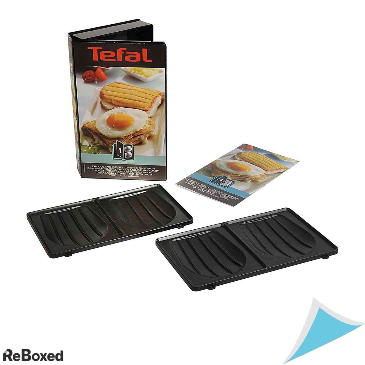 Set placi Tefal XA800112 pentru Snack Collection si Snack Time, sandwich toast