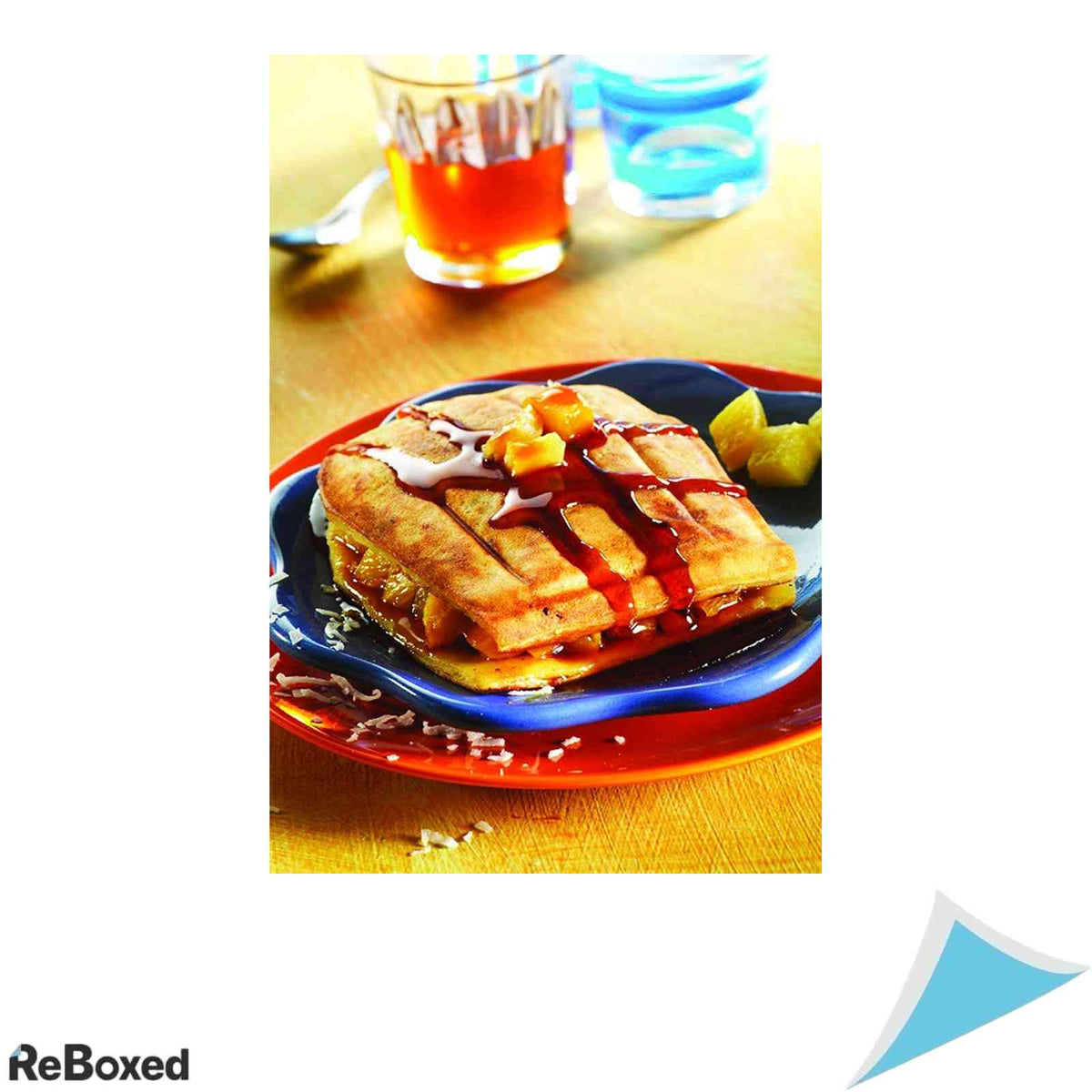 Set placi Tefal XA800112 pentru Snack Collection si Snack Time, sandwich toast