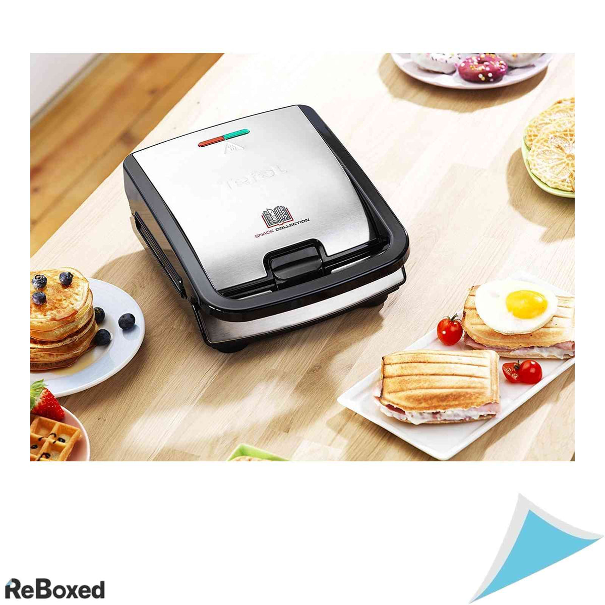 Set placi Tefal XA800112 pentru Snack Collection si Snack Time, sandwich toast