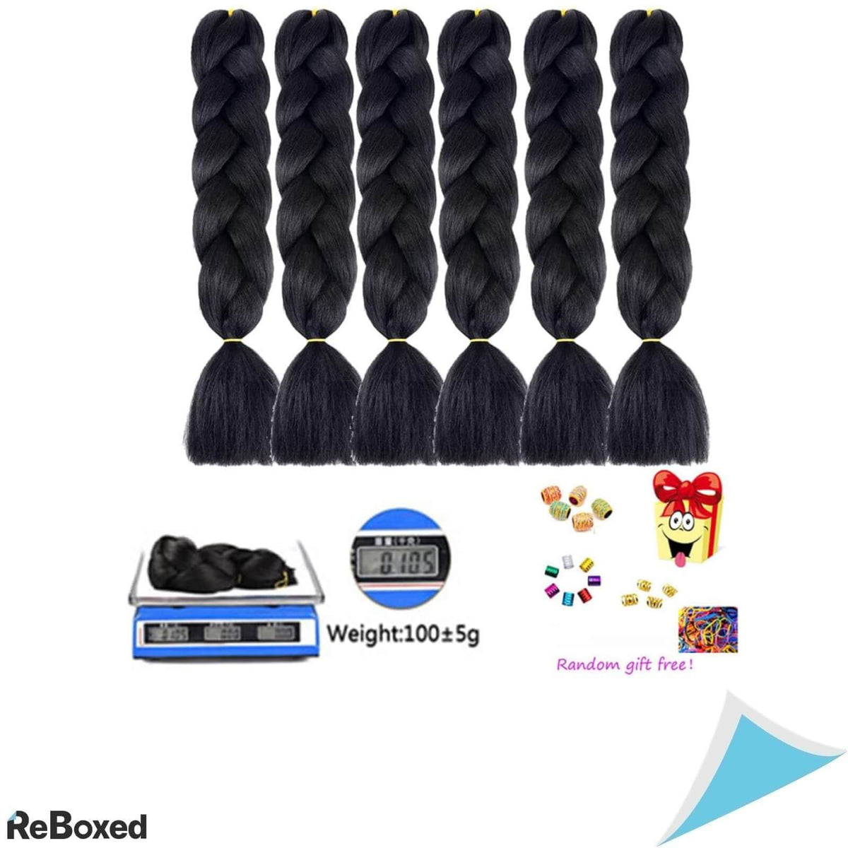 Shangxiu Pachet 6buc Extensii de Par Sintetice 60cm 100g/buc