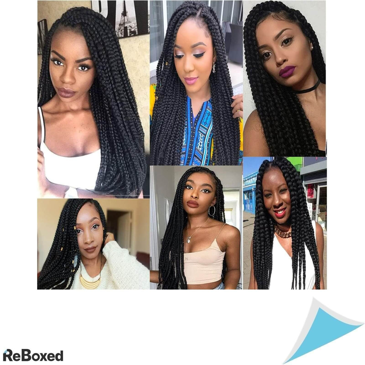 Shangxiu Pachet 6buc Extensii de Par Sintetice 60cm 100g/buc