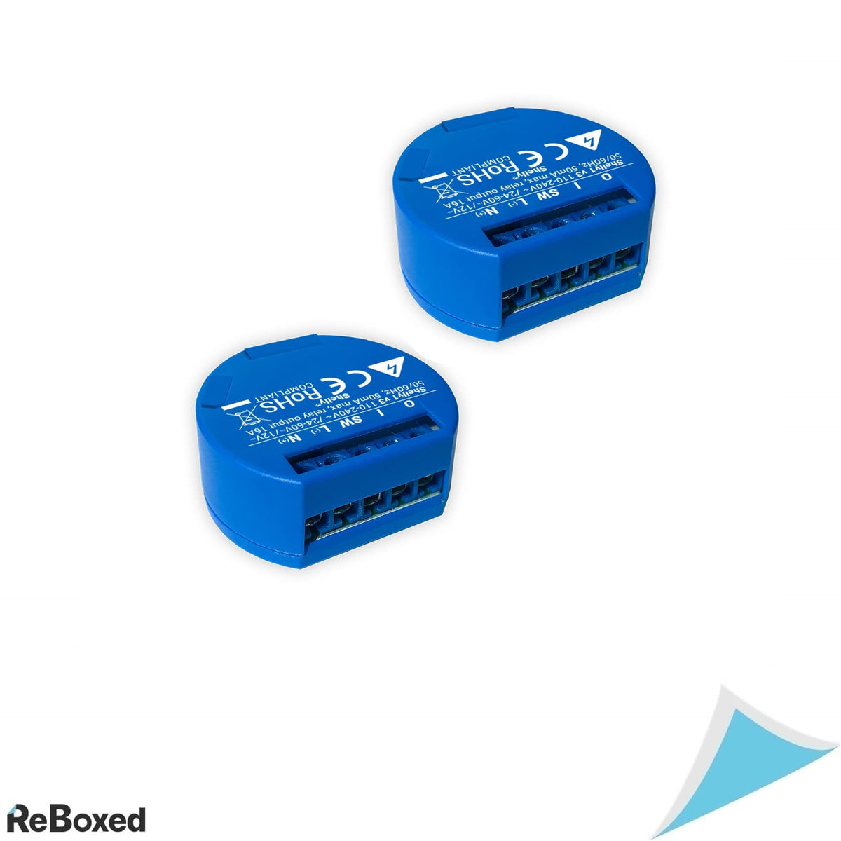 Shelly 1 – Modul Releu WiFi Smart Home, 16A, Set 2 Buc